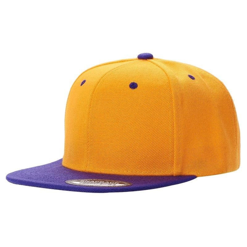 PS-POLY SNAPBACK FLAT BILL - selected color - Burzip Wholesale