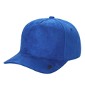 5panel Whole Suede Fabric Snapback Blank Hats 5suede - ROYAL - Burzip Wholesale