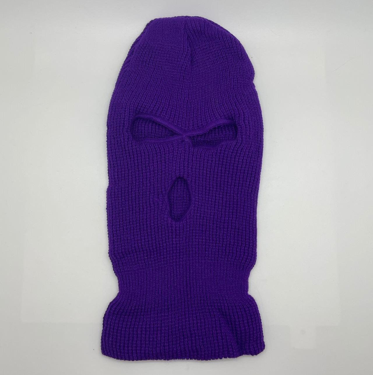 SKI MASK-pc-KNITTED SKI Mask (3Hole&1Hole)-$4/pc - 3Hole-Navy - Burzip Wholesale