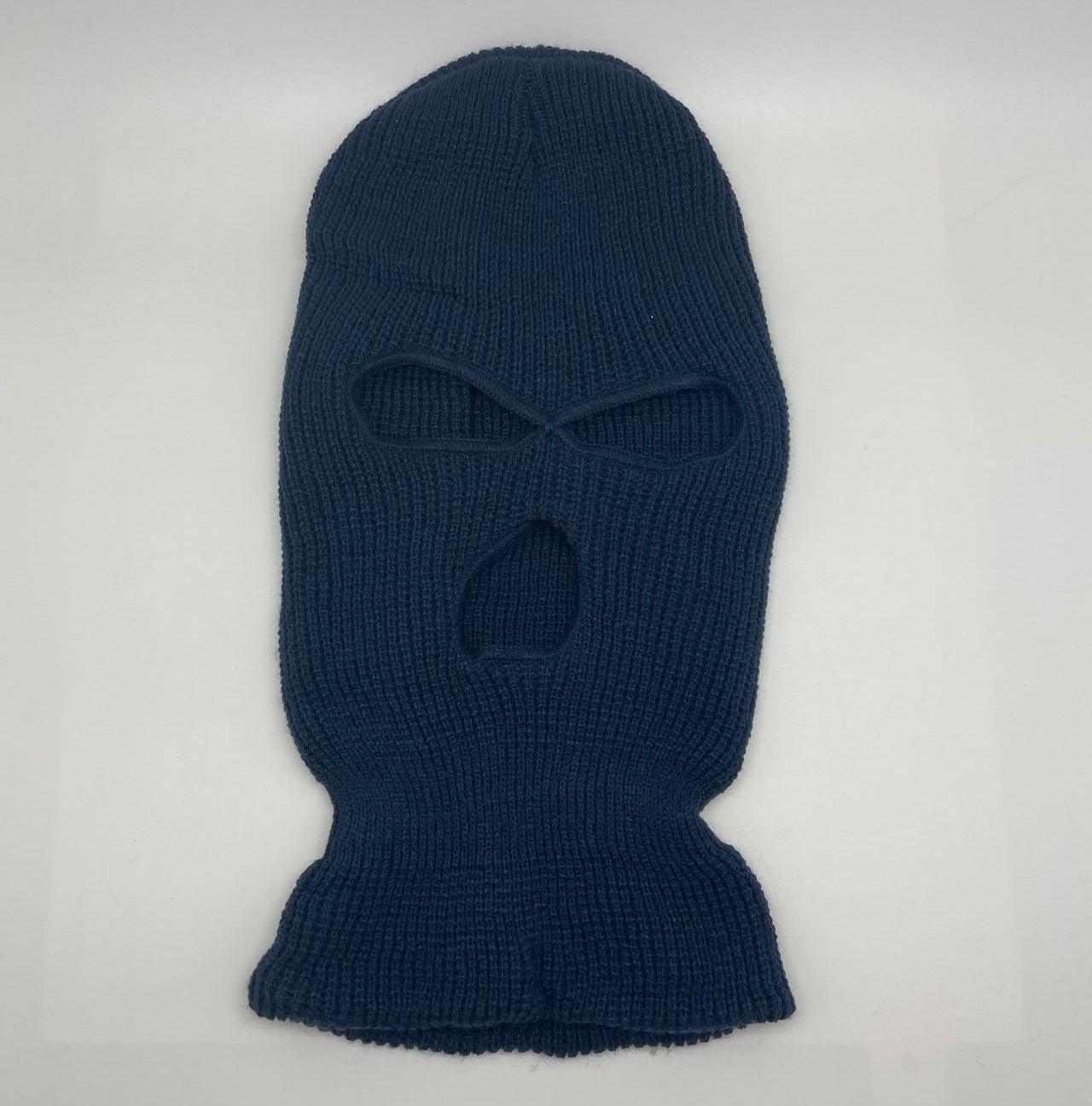SKI MASK-pc-KNITTED SKI Mask (3Hole&1Hole)-$4/pc - 3Hole-Purple - Burzip Wholesale