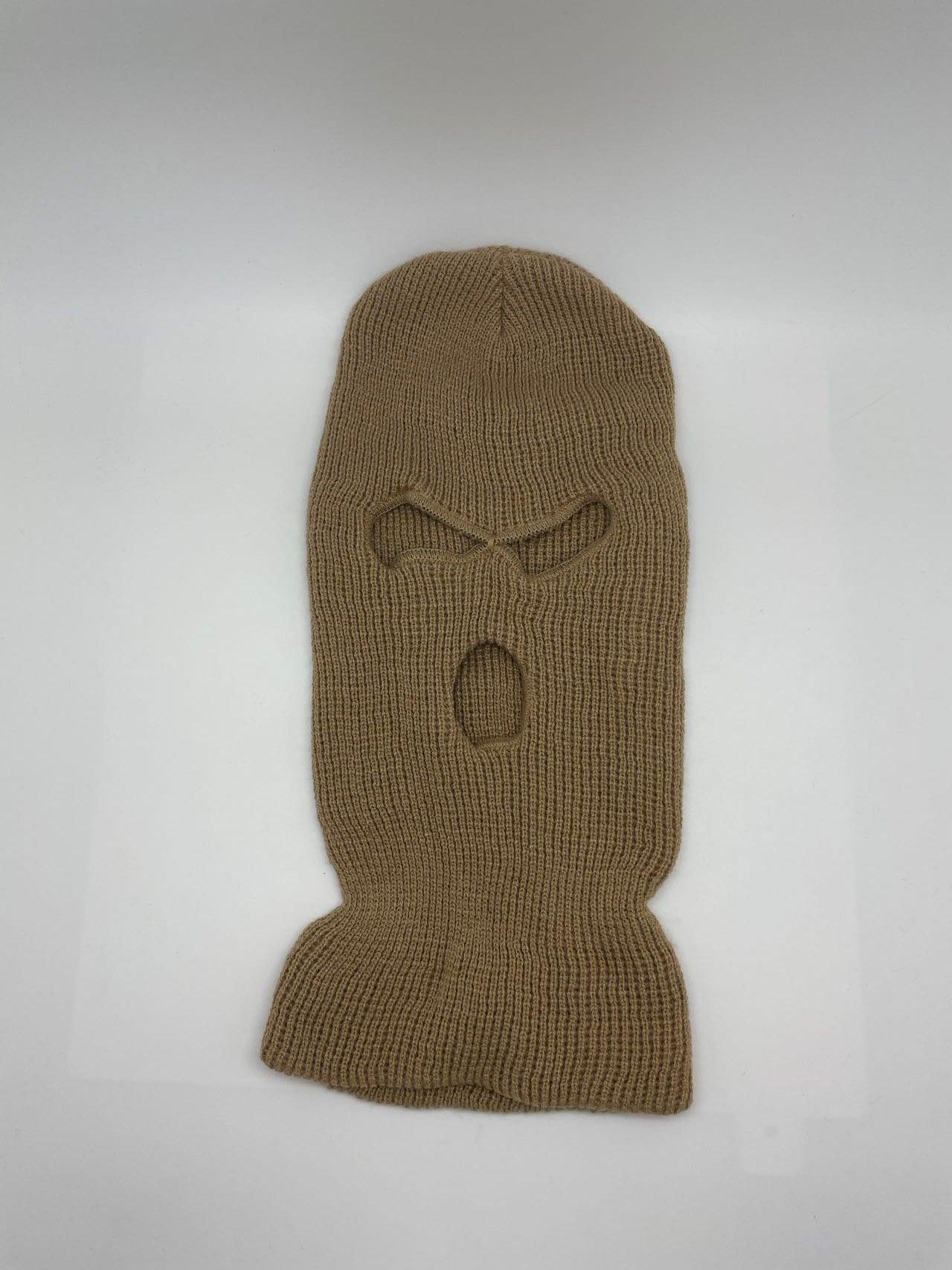 SKI MASK-pc-KNITTED SKI Mask (3Hole&1Hole)-$4/pc - 3Hole-Wine - Burzip Wholesale