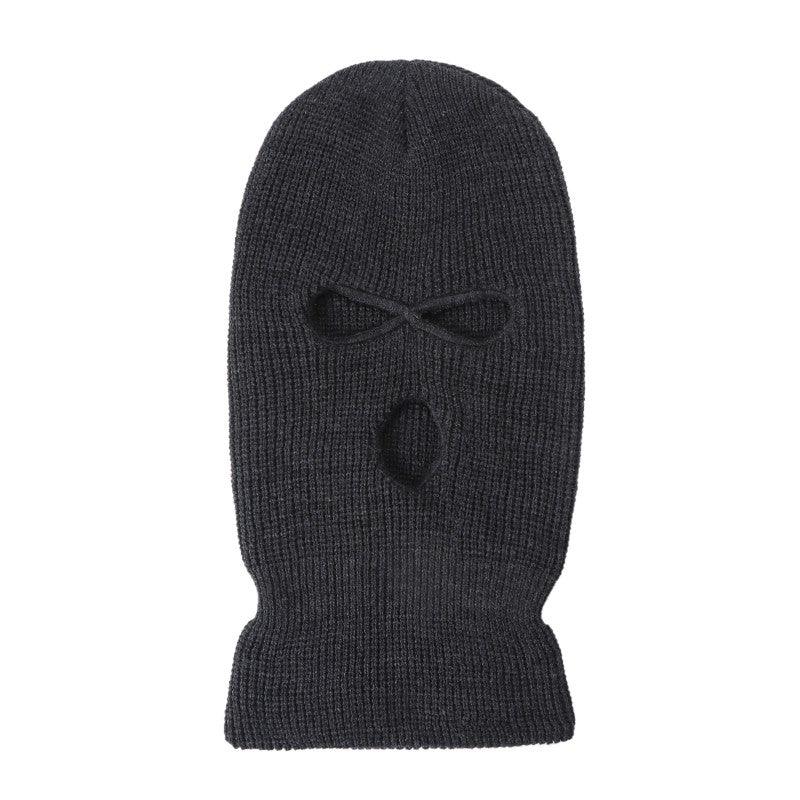 SKI MASK-pc-KNITTED SKI Mask (3Hole&1Hole)-$4/pc - 3Hole-Brown - Burzip Wholesale