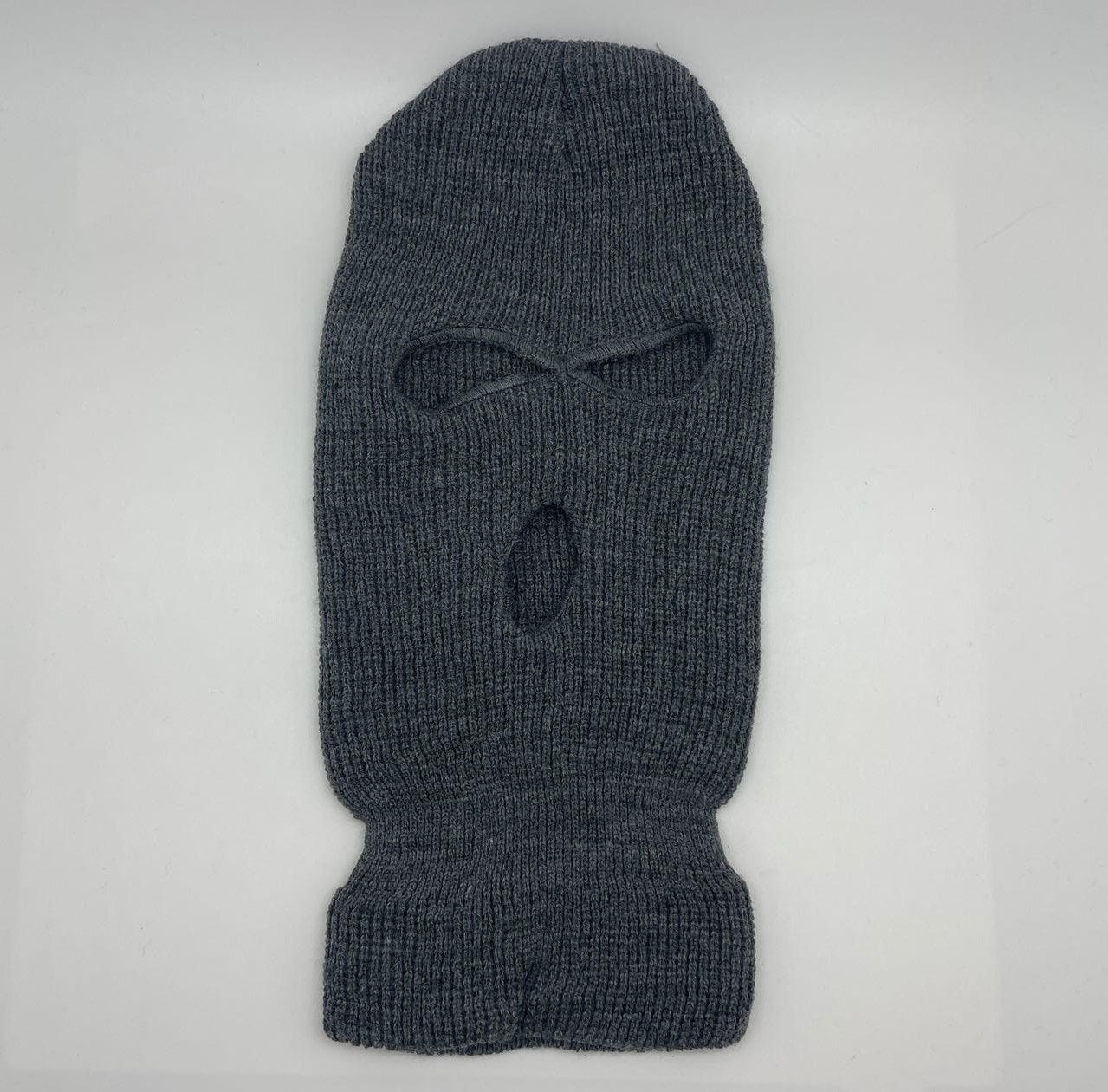 SKI MASK-pc-KNITTED SKI Mask (3Hole&1Hole)-$4/pc - 1 Hole-BROWN - Burzip Wholesale