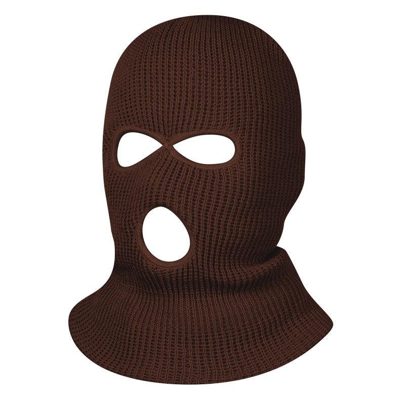 SKI MASK-pc-KNITTED SKI Mask (3Hole&1Hole)-$4/pc - selected color - Burzip Wholesale