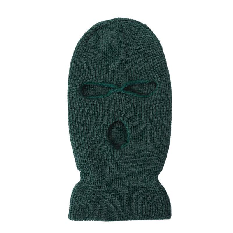 SKI MASK-pc-KNITTED SKI Mask (3Hole&1Hole)-$4/pc - 3Hole-Charcoal - Burzip Wholesale