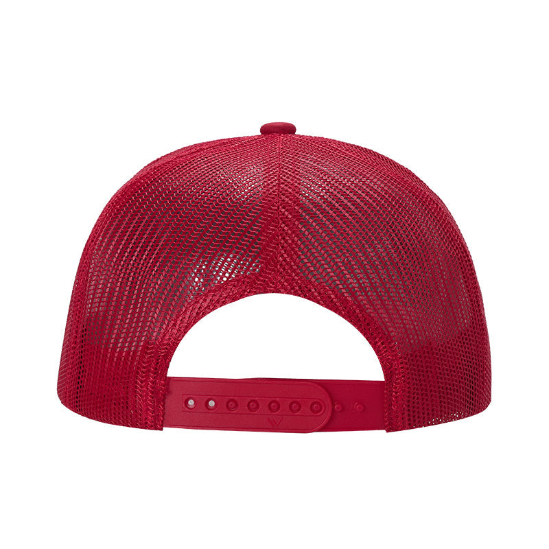 5Panel Suede Front Mesh Back Trucker Cap for Burning Art sum 520 - OLIVE/BLK - FLATBILL - Burzip Wholesale