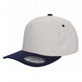 5panel Solid with Under Bill Colored Blank Caps Tcoa - L.GREY/WINE - Burzip Wholesale