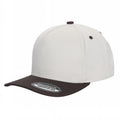 5panel Solid with Under Bill Colored Blank Caps Tcoa - OLIVE/RED - Burzip Wholesale