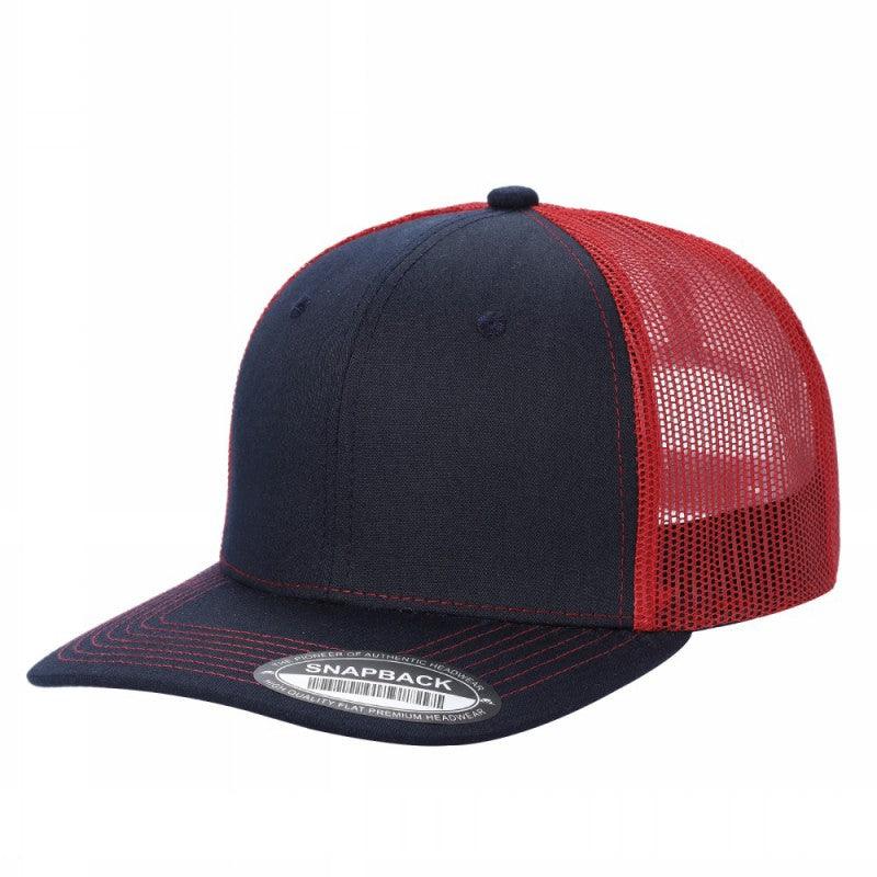 TRTM2-DZ-TWILL FABRIC WITH MESH BACK 2TONE CAPS - H.GREY/N.YELLOW - Burzip Wholesale