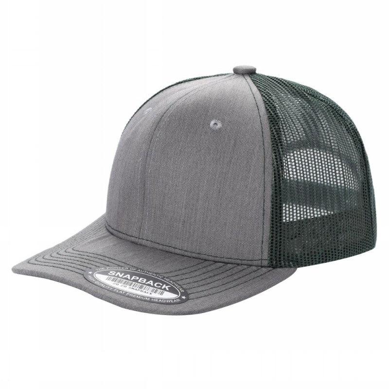 TRTM2-DZ-TWILL FABRIC WITH MESH BACK 2TONE CAPS - Navy/red - Burzip Wholesale
