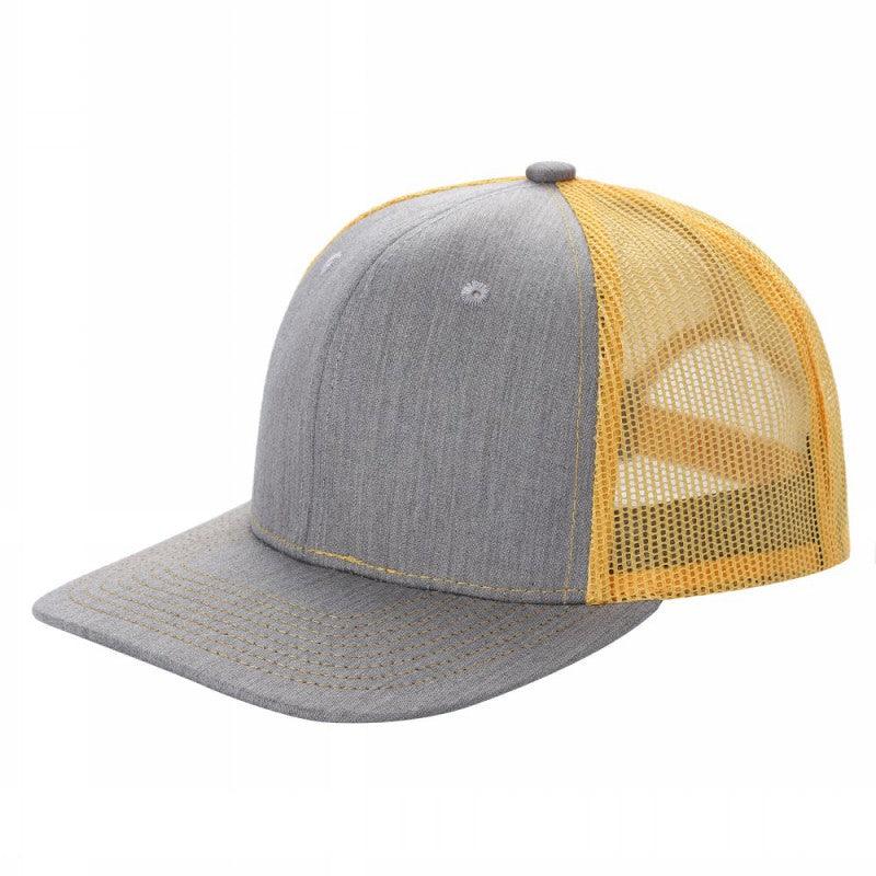 TRTM2-DZ-TWILL FABRIC WITH MESH BACK 2TONE CAPS - Olive/blk - Burzip Wholesale
