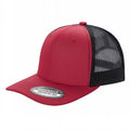 TRTM2-DZ-TWILL FABRIC WITH MESH BACK 2TONE CAPS - selected color - Burzip Wholesale