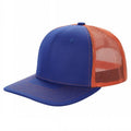 TRTM2-DZ-TWILL FABRIC WITH MESH BACK 2TONE CAPS - selected color - Burzip Wholesale
