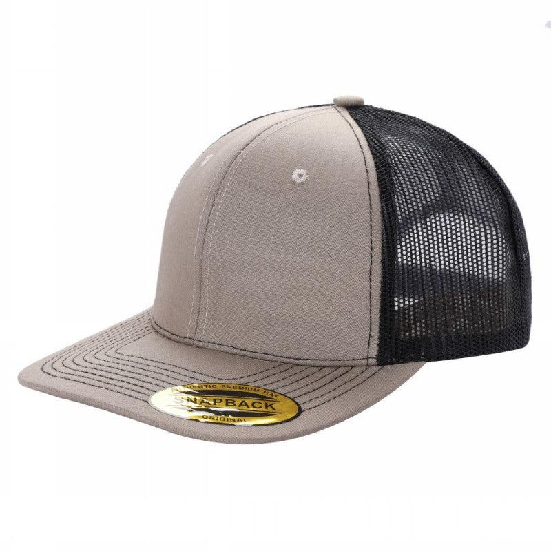 TRTM2-DZ-TWILL FABRIC WITH MESH BACK 2TONE CAPS - selected color - Burzip Wholesale