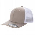 TRTM2-DZ-TWILL FABRIC WITH MESH BACK 2TONE CAPS - selected color - Burzip Wholesale