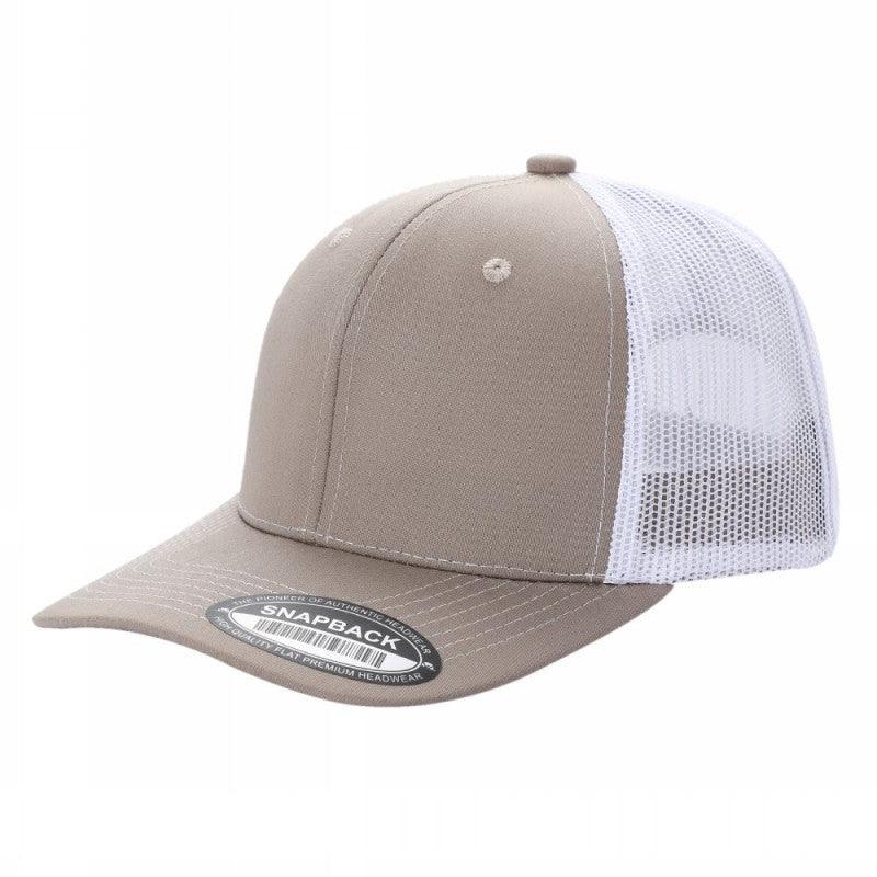 TRTM2-DZ-TWILL FABRIC WITH MESH BACK 2TONE CAPS - selected color - Burzip Wholesale