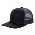 TRTM2-DZ-TWILL FABRIC WITH MESH BACK 2TONE CAPS - selected color - Burzip Wholesale