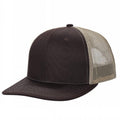 TRTM2-DZ-TWILL FABRIC WITH MESH BACK 2TONE CAPS - selected color - Burzip Wholesale