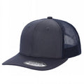 TRTM2-DZ-TWILL FABRIC WITH MESH BACK 2TONE CAPS - selected color - Burzip Wholesale