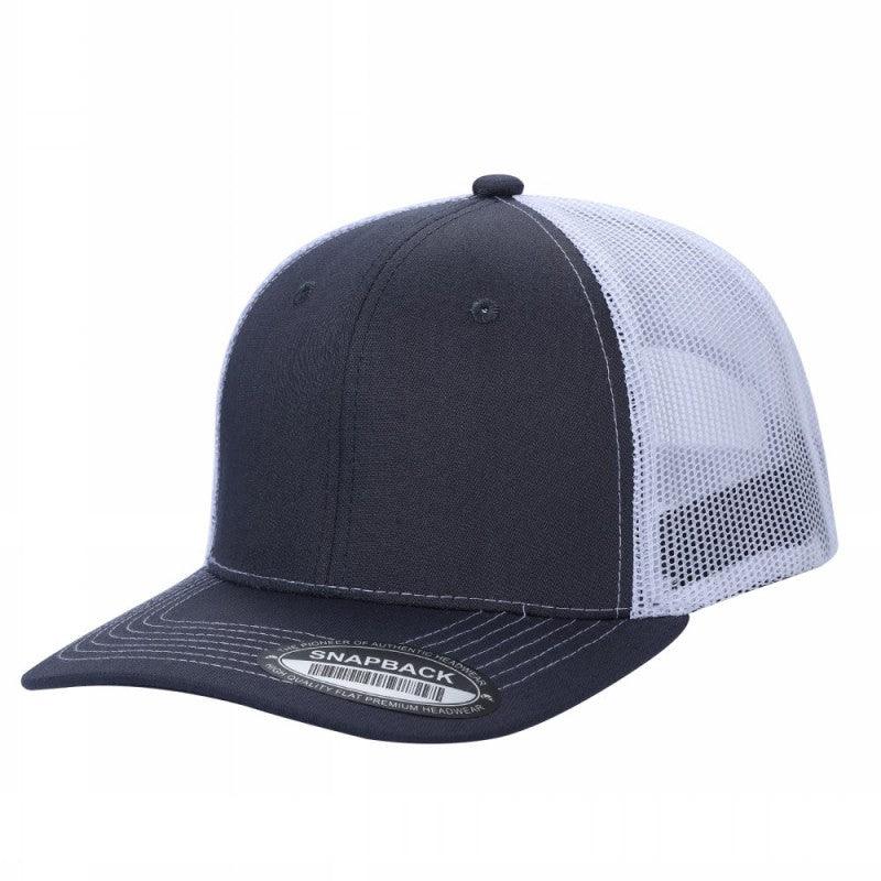 TRTM2-DZ-TWILL FABRIC WITH MESH BACK 2TONE CAPS - selected color - Burzip Wholesale