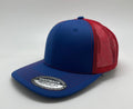 TRTM2-DZ-TWILL FABRIC WITH MESH BACK 2TONE CAPS - selected color - Burzip Wholesale