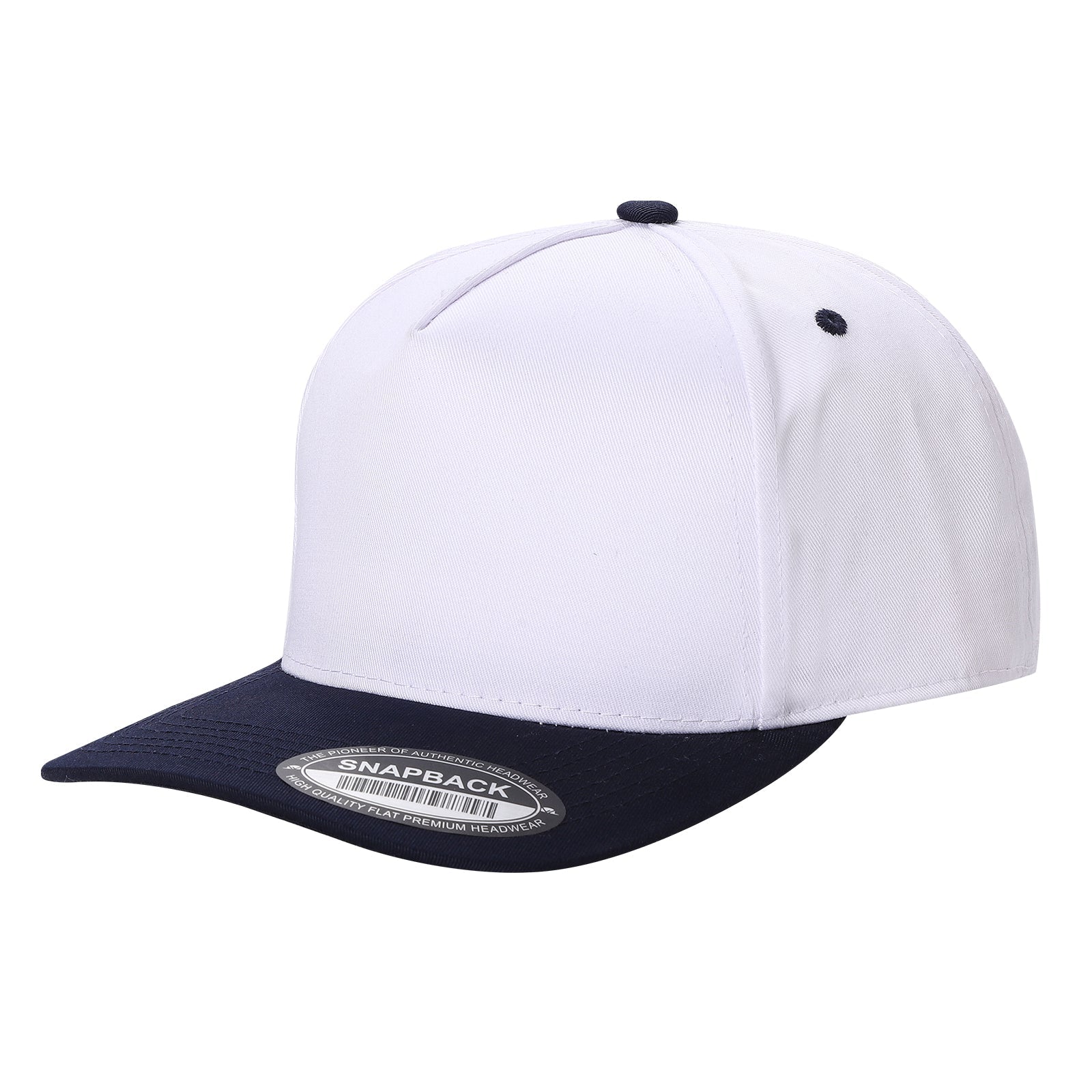 5panel Solid with Under Bill Colored Blank Caps Tcoa - selected color - Burzip Wholesale